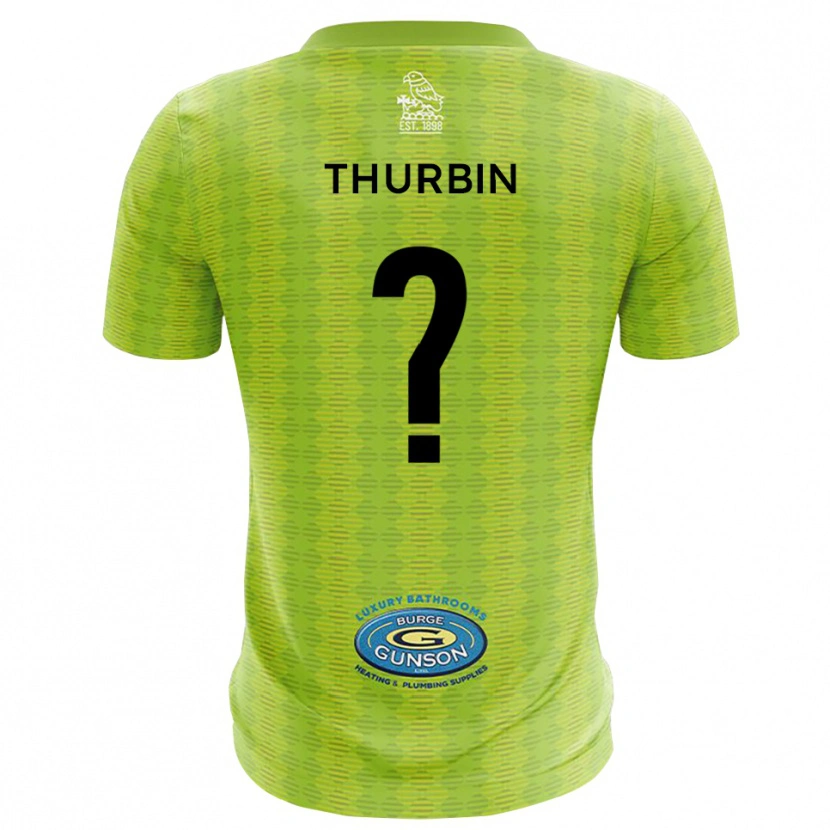 Danxen Homem Johnny Thurbin #0 Verde Grama Camisola Guarda-Redes 2025/26 Camisa