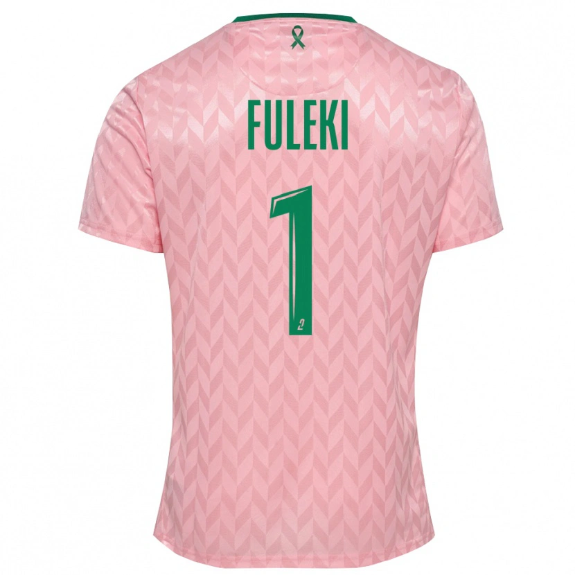 Danxen Homem Rafael Fuleki #1 Verde Rosa Camisola Guarda-Redes 2025/26 Camisa