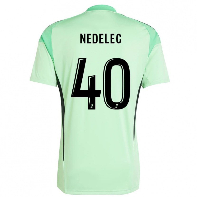 Danxen Homem Aymerick Nedelec #40 Preto Verde Claro Camisola Guarda-Redes 2025/26 Camisa