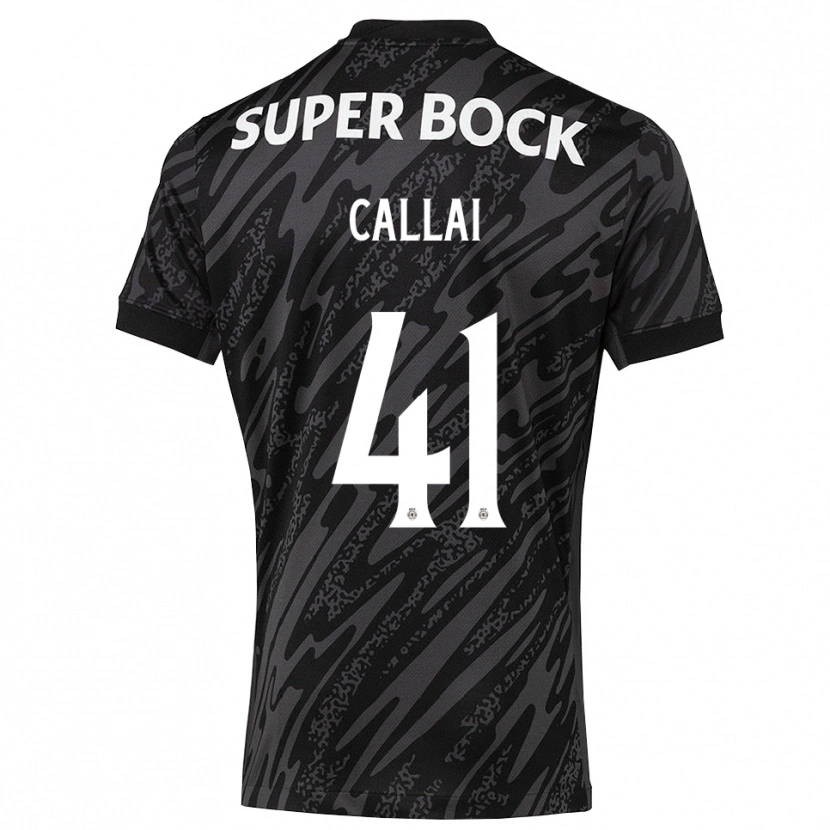 Danxen Homem Diego Callai #41 Cinza Preto Branco Camisola Guarda-Redes 2025/26 Camisa