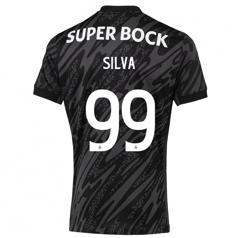 Danxen Homem Francisco Silva #99 Cinza Preto Branco Camisola Guarda-Redes 2025/26 Camisa