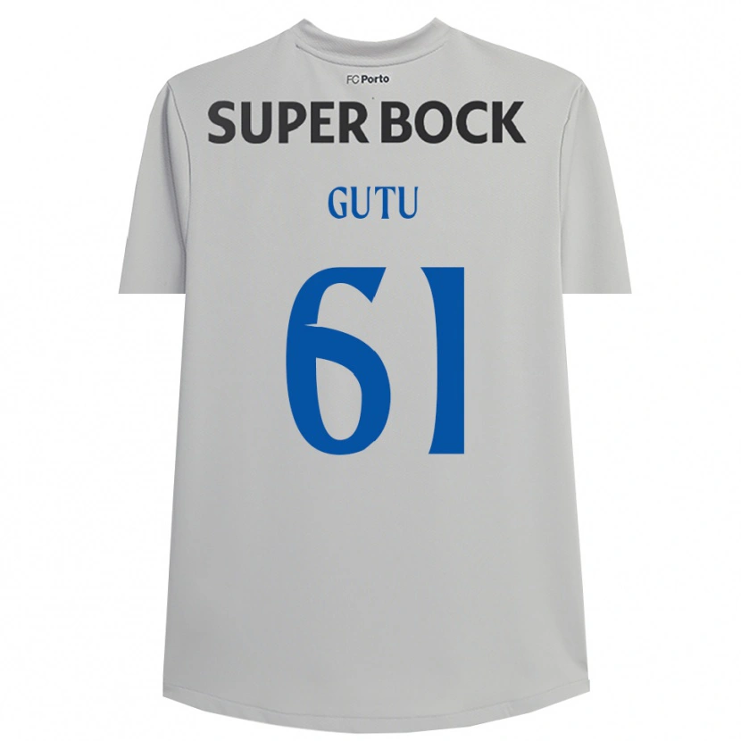 Danxen Homem Denis Gutu #61 Cinza Claro Preto Camisola Guarda-Redes 2025/26 Camisa