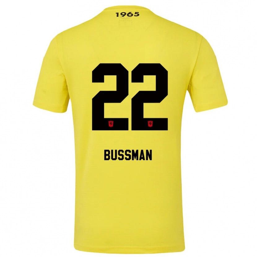 Danxen Homem Fiene Bussman #22 Amarelo Preto Camisola Guarda-Redes 2025/26 Camisa