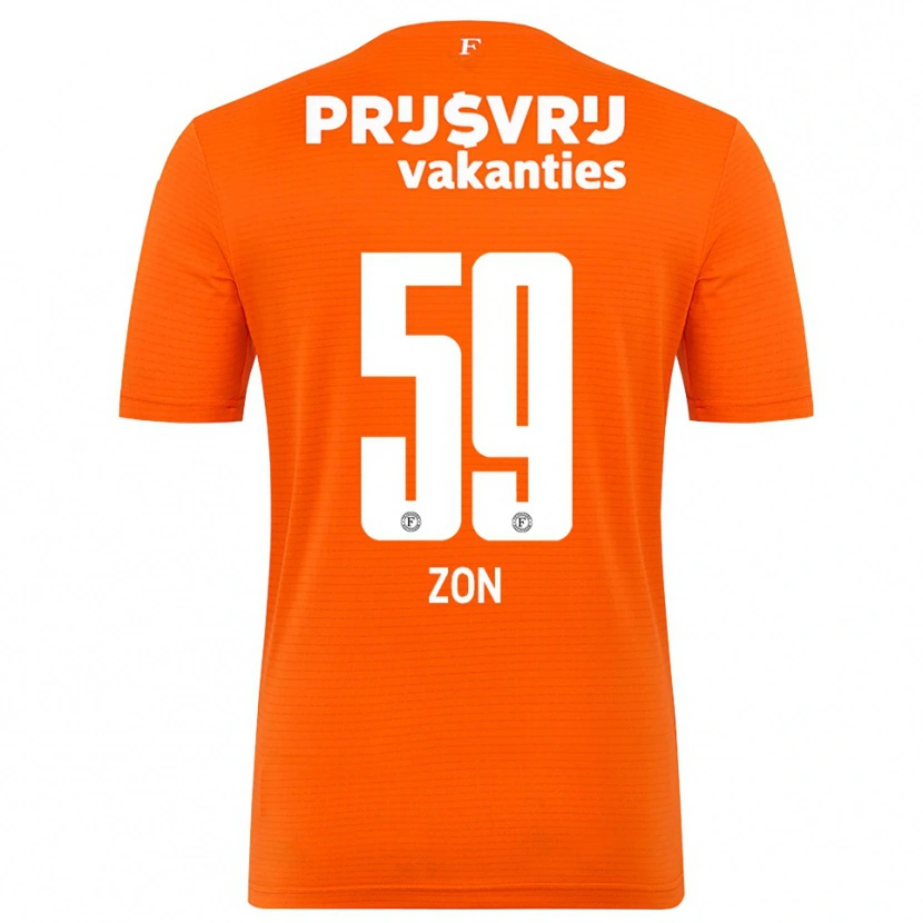 Danxen Homem Oier Zon #59 Laranja Preto Camisola Guarda-Redes 2025/26 Camisa