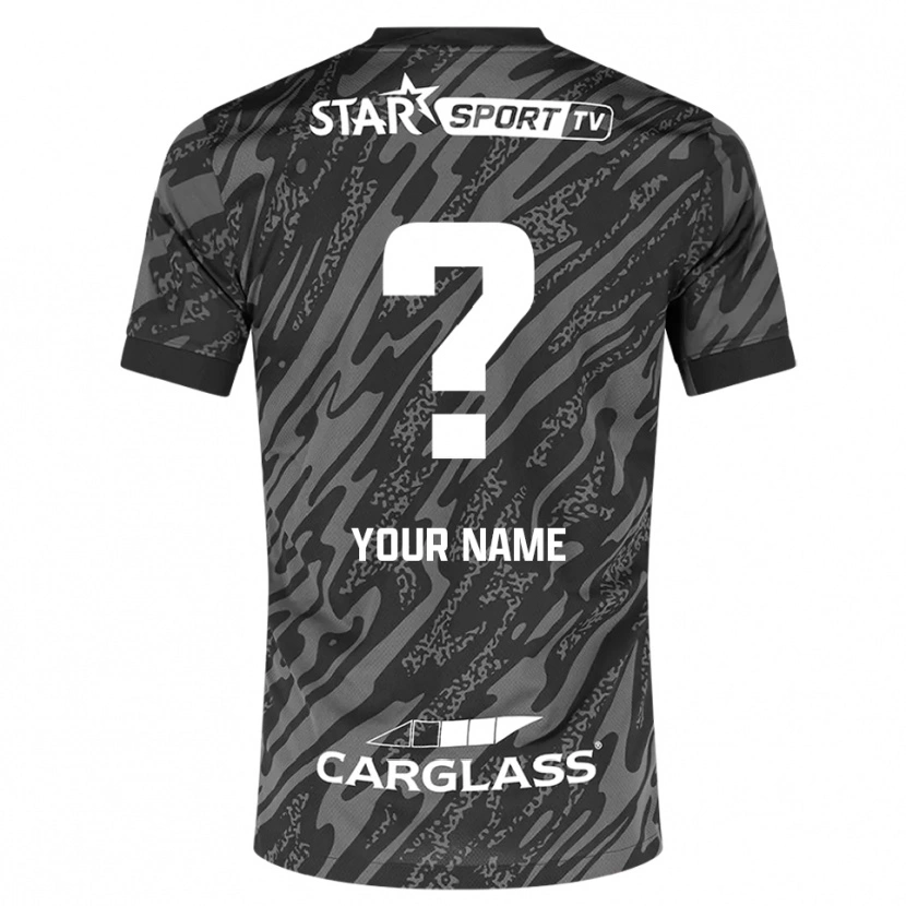 Danxen Homem KRC Genk Cinza Escuro Preto Camisola Guarda-Redes 2025/26 Camisa