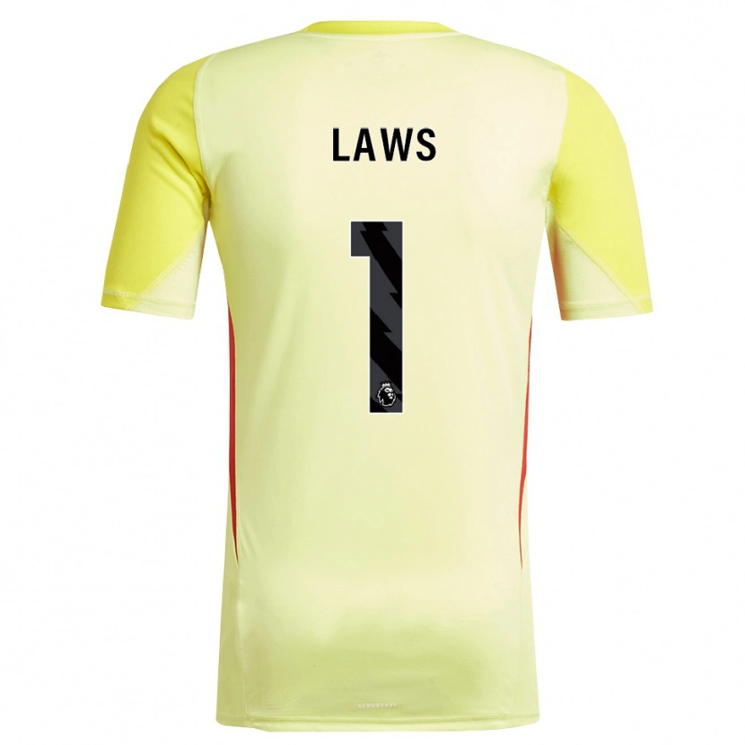 Danxen Homem Rachael Laws #1 Amarelo Vermelho Camisola Guarda-Redes 2025/26 Camisa