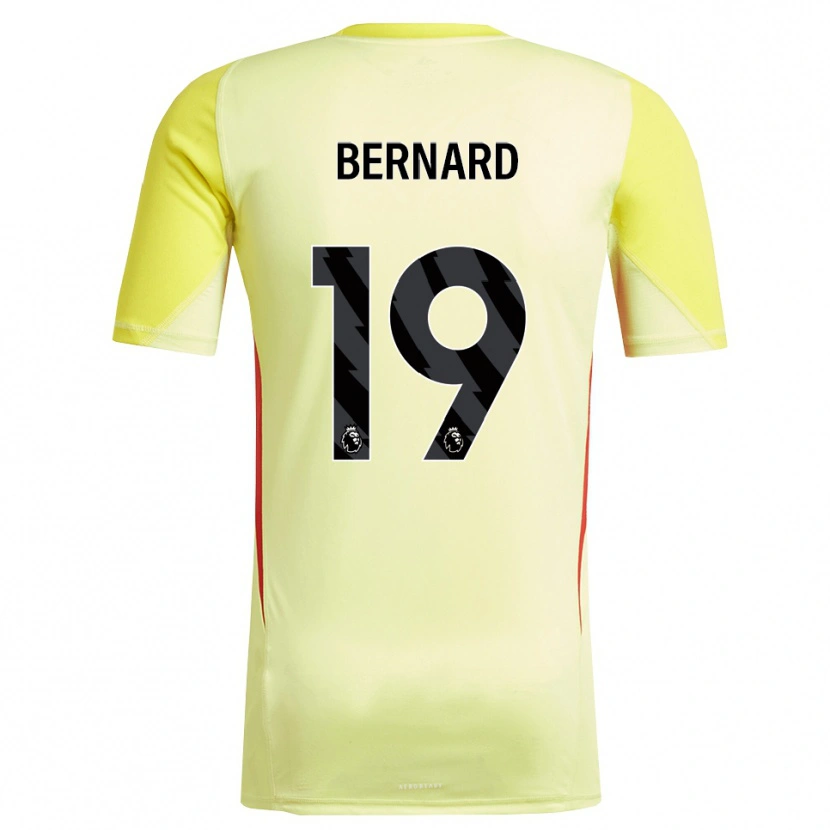 Danxen Homem DJ Bernard #19 Amarelo Vermelho Camisola Guarda-Redes 2025/26 Camisa