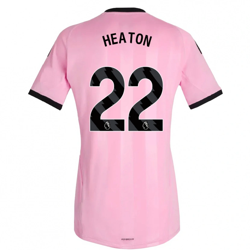 Danxen Homem Tom Heaton #22 Rosa Preto Camisola Guarda-Redes 2025/26 Camisa