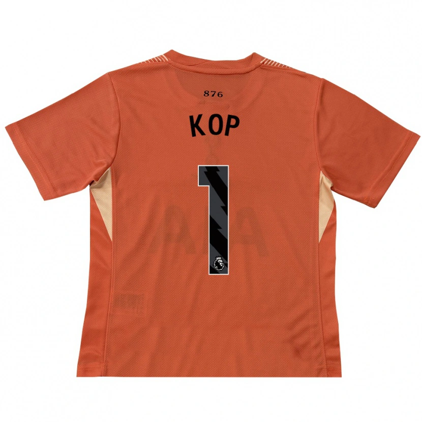 Danxen Homem Lize Kop #1 Laranja Preto Camisola Guarda-Redes 2025/26 Camisa