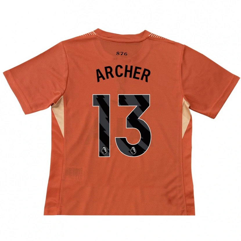 Danxen Homem Samual Archer #13 Laranja Preto Camisola Guarda-Redes 2025/26 Camisa