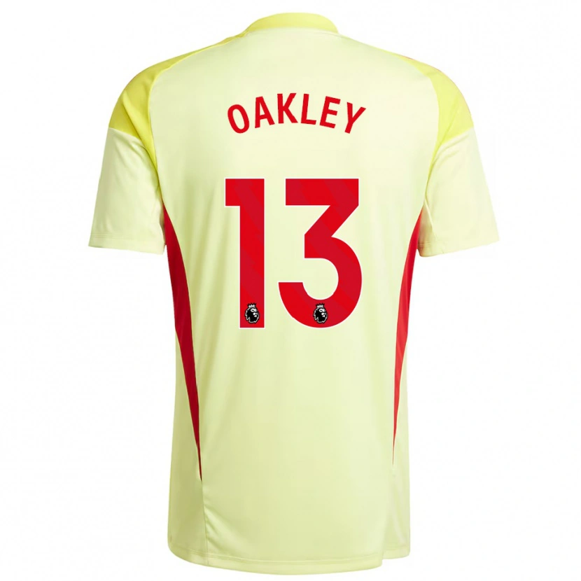 Danxen Homem Rhys Oakley #13 Amarelo Claro Camisola Guarda-Redes 2025/26 Camisa