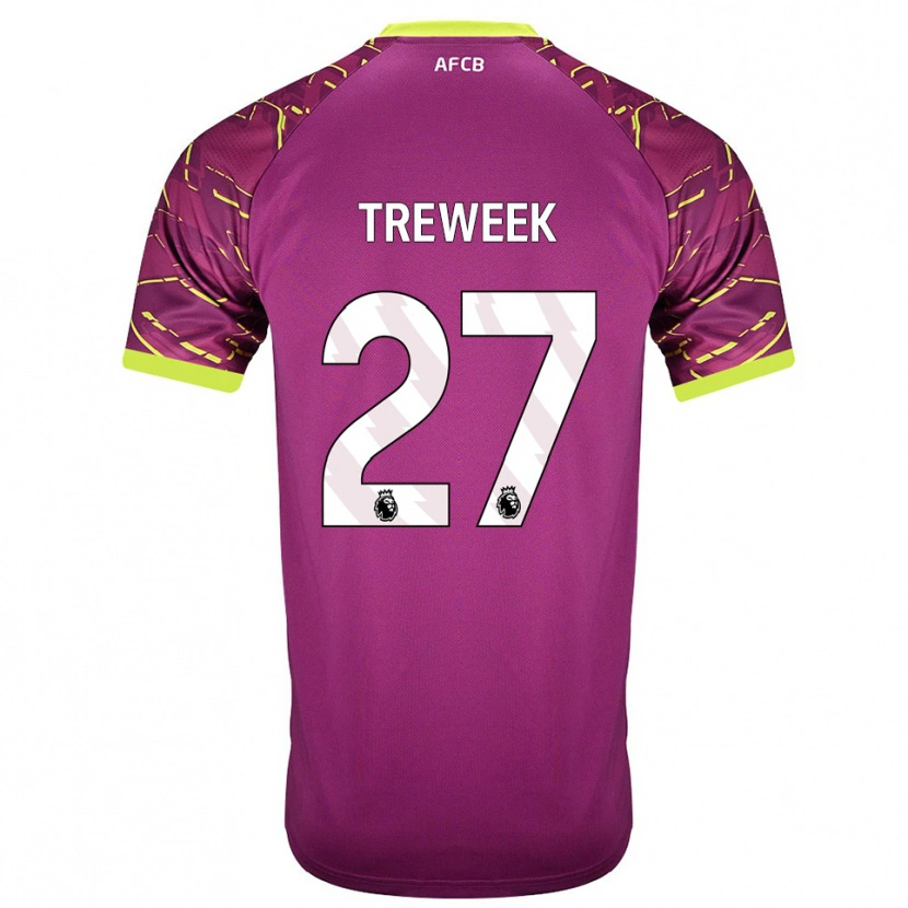 Danxen Homem Amber Treweek #27 Magenta Escuro Camisola Guarda-Redes 2025/26 Camisa