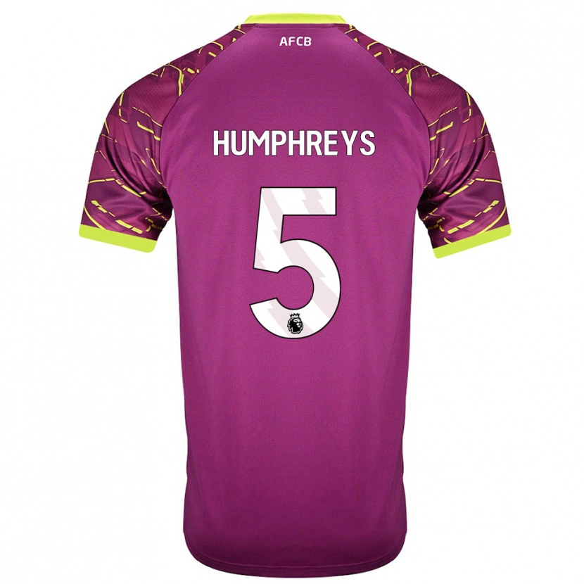 Danxen Homem Holly Humphreys #5 Magenta Escuro Camisola Guarda-Redes 2025/26 Camisa