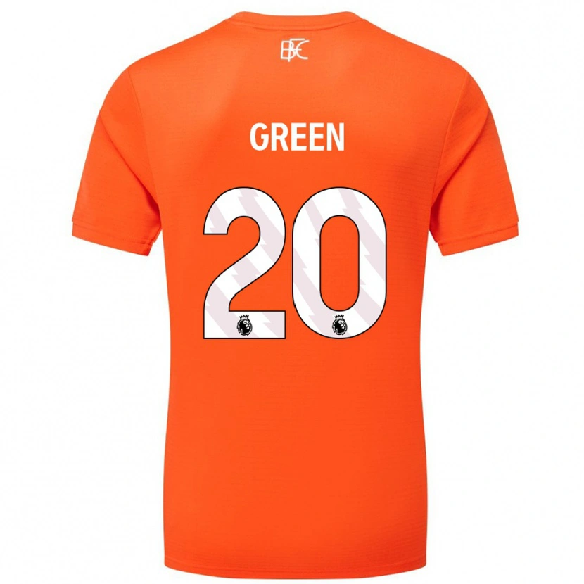 Danxen Homem Etienne Green #20 Laranja Branco Camisola Guarda-Redes 2025/26 Camisa