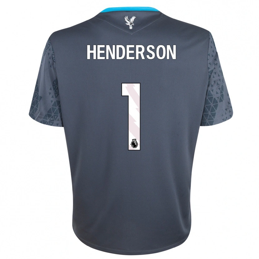 Danxen Homem Dean Henderson #1 Cinza Escuro Branco Camisola Guarda-Redes 2025/26 Camisa