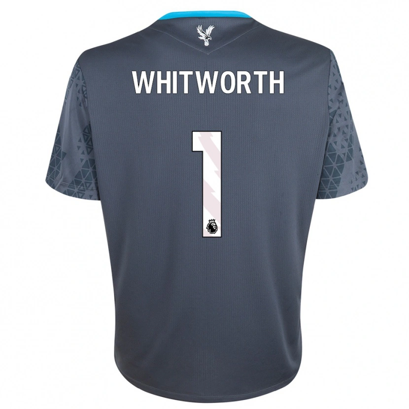 Danxen Homem Harry Whitworth #1 Cinza Escuro Branco Camisola Guarda-Redes 2025/26 Camisa