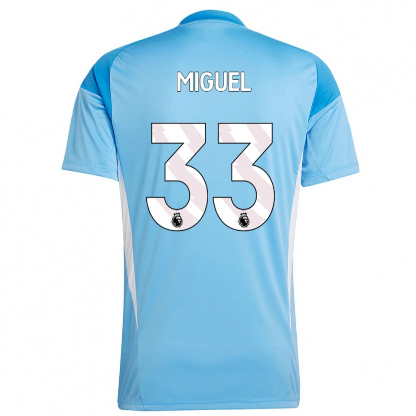 Danxen Homem Carlos Miguel #33 Azul Branco Camisola Guarda-Redes 2025/26 Camisa