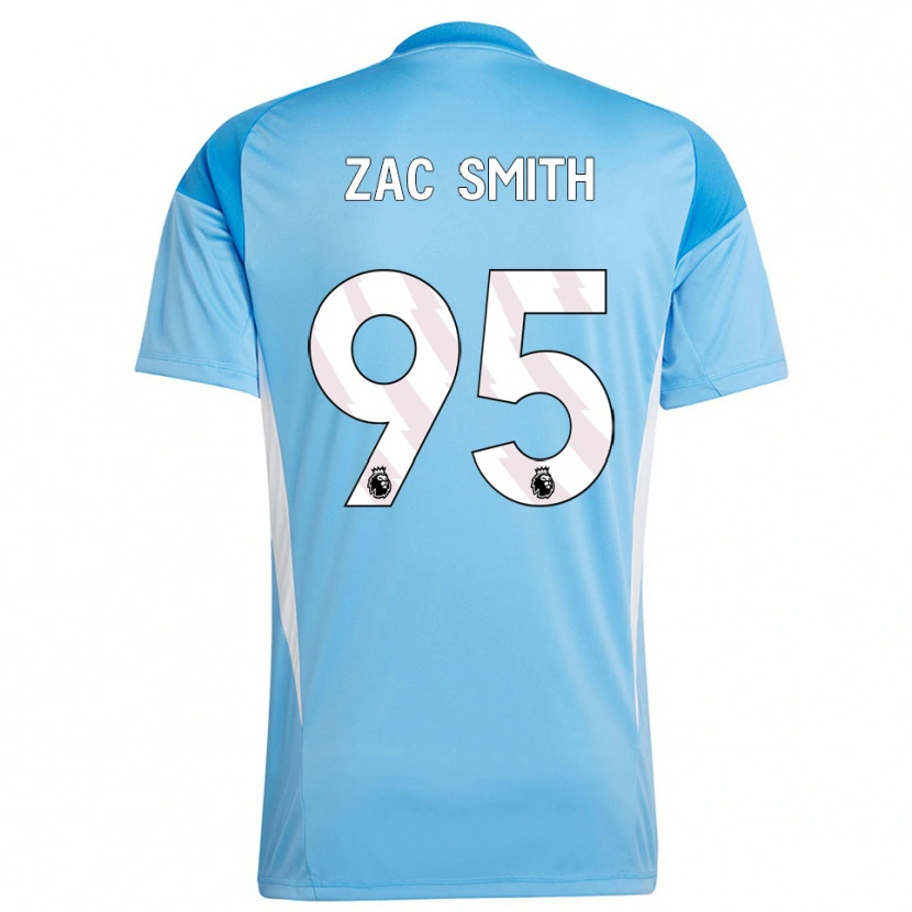 Danxen Homem Zac Smith #95 Azul Branco Camisola Guarda-Redes 2025/26 Camisa