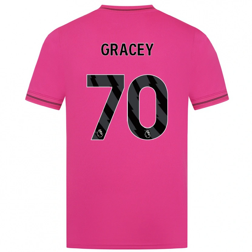 Danxen Homem Josh Gracey #70 Magenta Preto Camisola Guarda-Redes 2025/26 Camisa