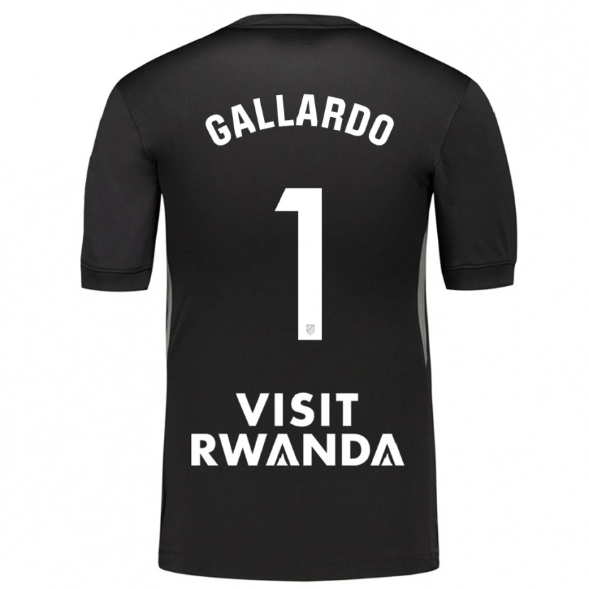 Danxen Homem Lola Gallardo #1 Preto Branco Camisola Guarda-Redes 2025/26 Camisa