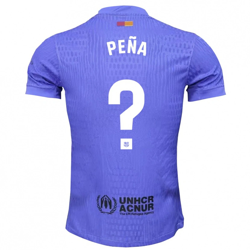 Danxen Homem Pablo Peña #0 Azul Preto Camisola Guarda-Redes 2025/26 Camisa