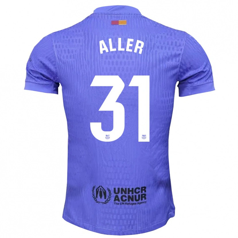 Danxen Homem Eder Aller #31 Azul Preto Camisola Guarda-Redes 2025/26 Camisa