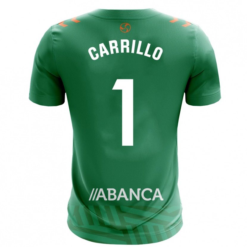 Danxen Homem Coke Carrillo #1 Verde Branco Camisola Guarda-Redes 2025/26 Camisa