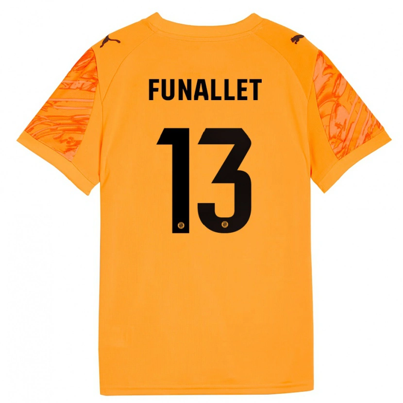 Danxen Homem Pau Funallet #13 Laranja Preto Camisola Guarda-Redes 2025/26 Camisa