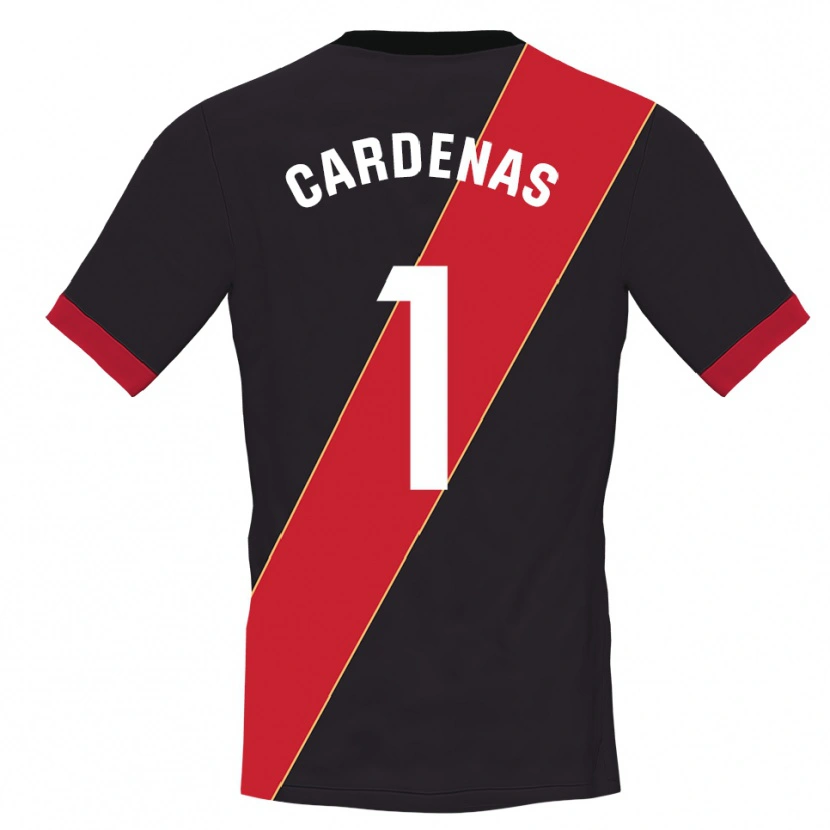 Danxen Homem Dani Cárdenas #1 Vermelho Preto Camisola Guarda-Redes 2025/26 Camisa
