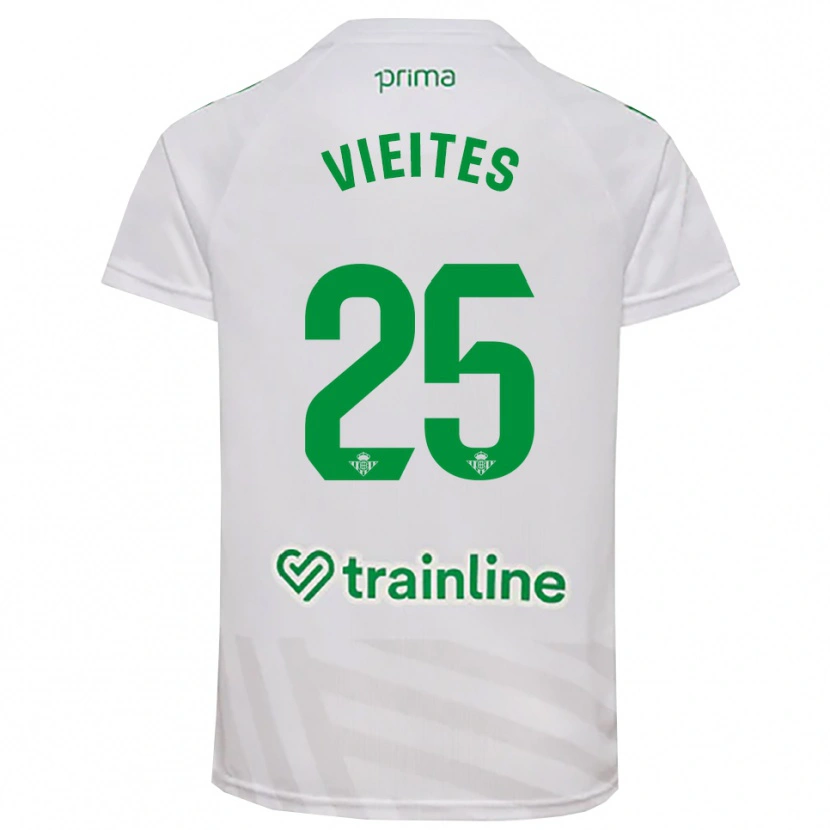 Danxen Homem Fran Vieites #25 Verde Branco Camisola Guarda-Redes 2025/26 Camisa