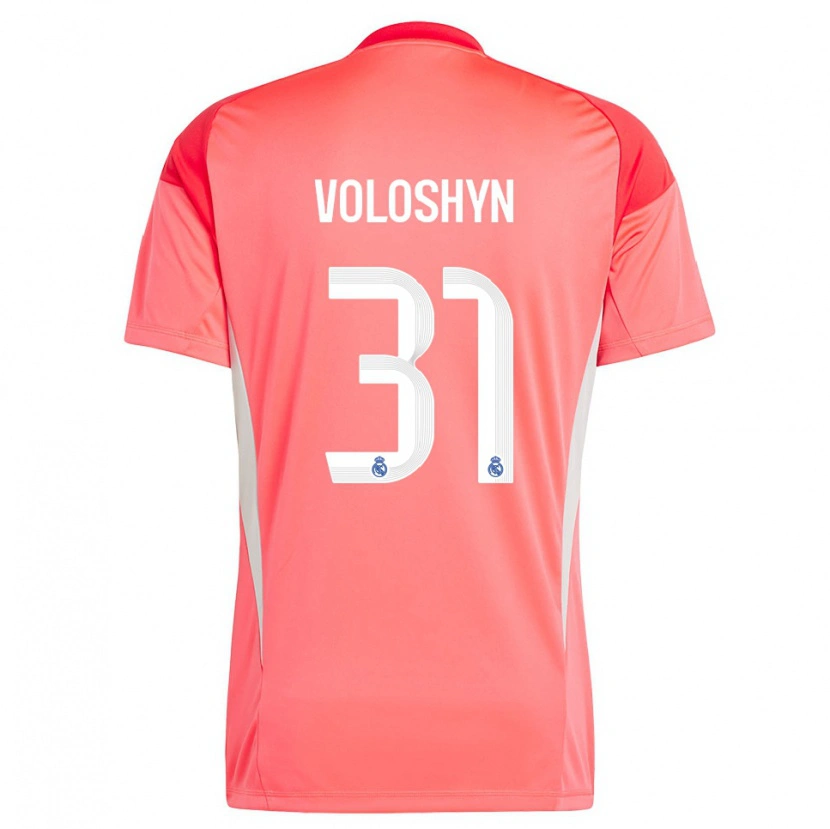 Danxen Homem Ilya Voloshyn #31 Laranja Vermelho Branco Camisola Guarda-Redes 2025/26 Camisa