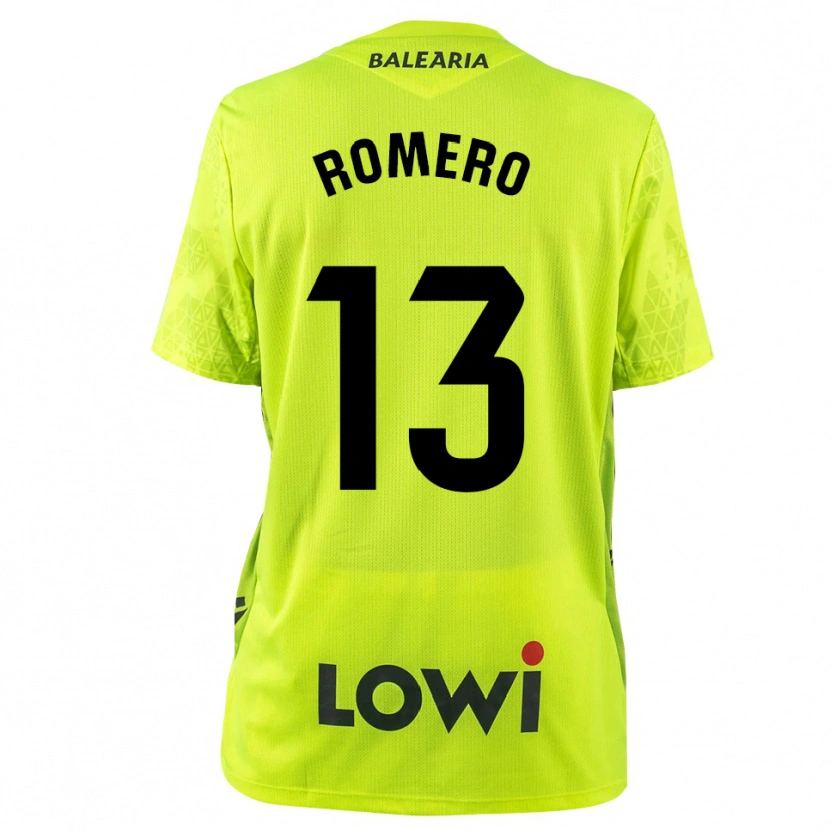 Danxen Homem Cayetano Romero #13 Verde Fluorescente Preto Camisola Guarda-Redes 2025/26 Camisa