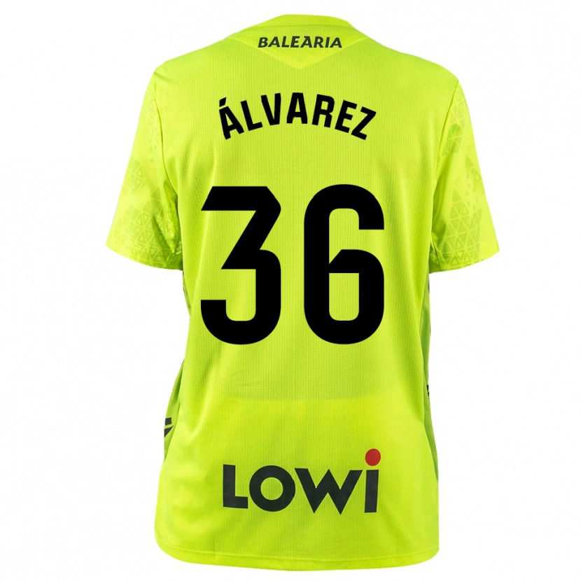 Danxen Homem Anna Álvarez #36 Verde Fluorescente Preto Camisola Guarda-Redes 2025/26 Camisa