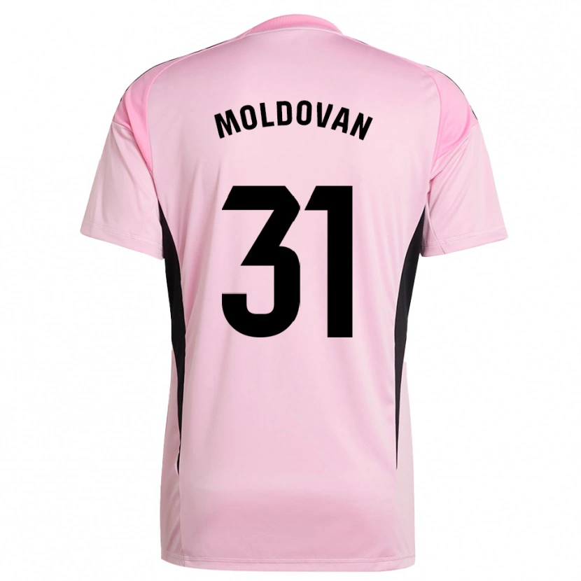 Danxen Homem Horațiu Moldovan #31 Rosa Preto Camisola Guarda-Redes 2025/26 Camisa