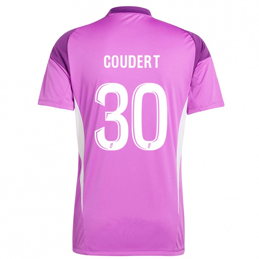 Danxen Homem Grégoire Coudert #30 Lilás Branco Camisola Guarda-Redes 2025/26 Camisa
