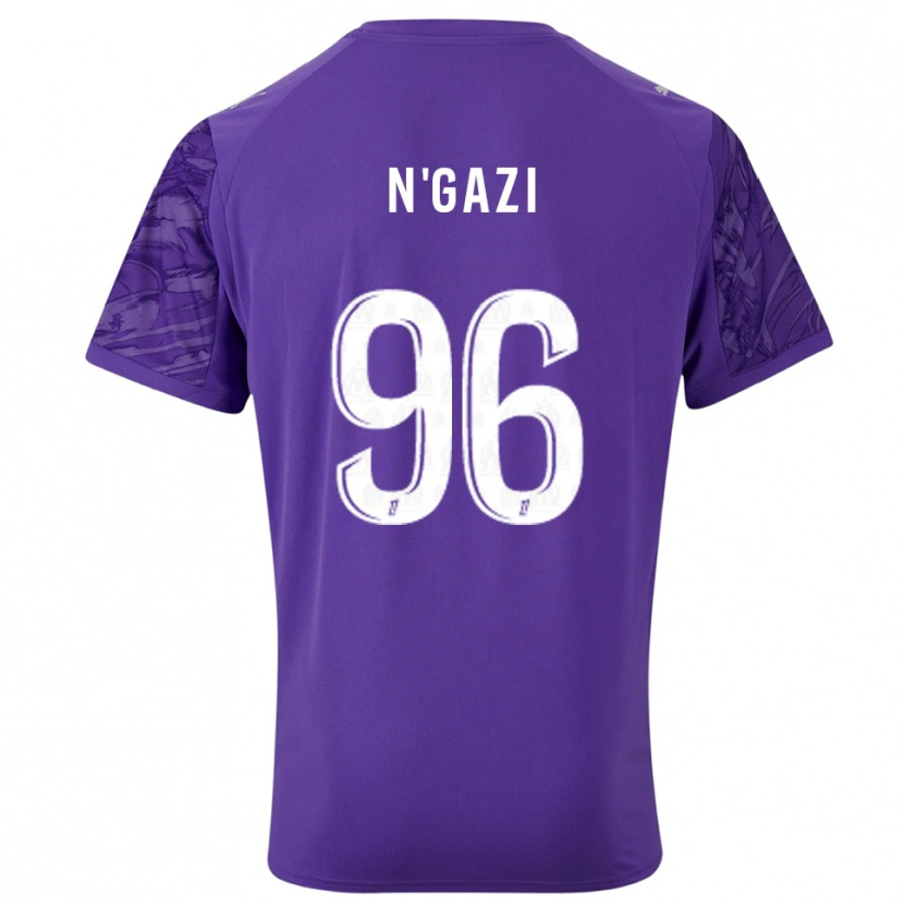 Danxen Homem Chloé N'gazi #96 Roxo Branco Camisola Guarda-Redes 2025/26 Camisa