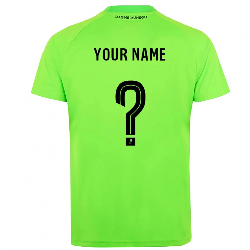 Danxen Homem AS Monaco Verde Preto Camisola Guarda-Redes 2025/26 Camisa