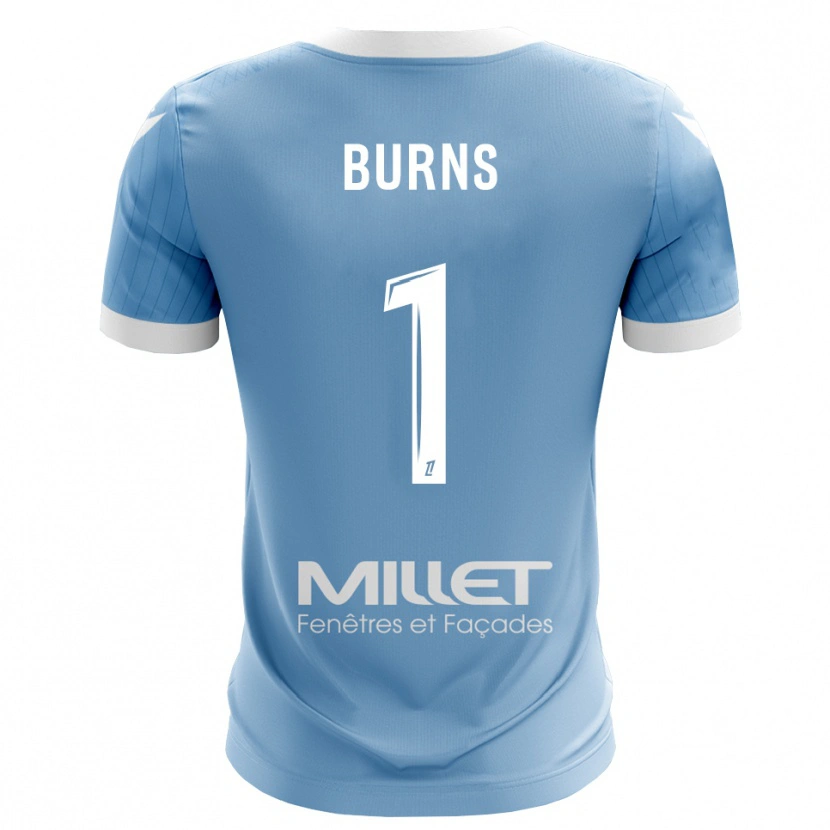 Danxen Homem Emily Burns #1 Azul Céu Claro Camisola Guarda-Redes 2025/26 Camisa
