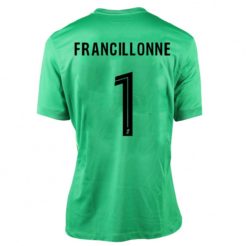 Danxen Homem Bryan Francillonne #1 Verde Preto Camisola Guarda-Redes 2025/26 Camisa