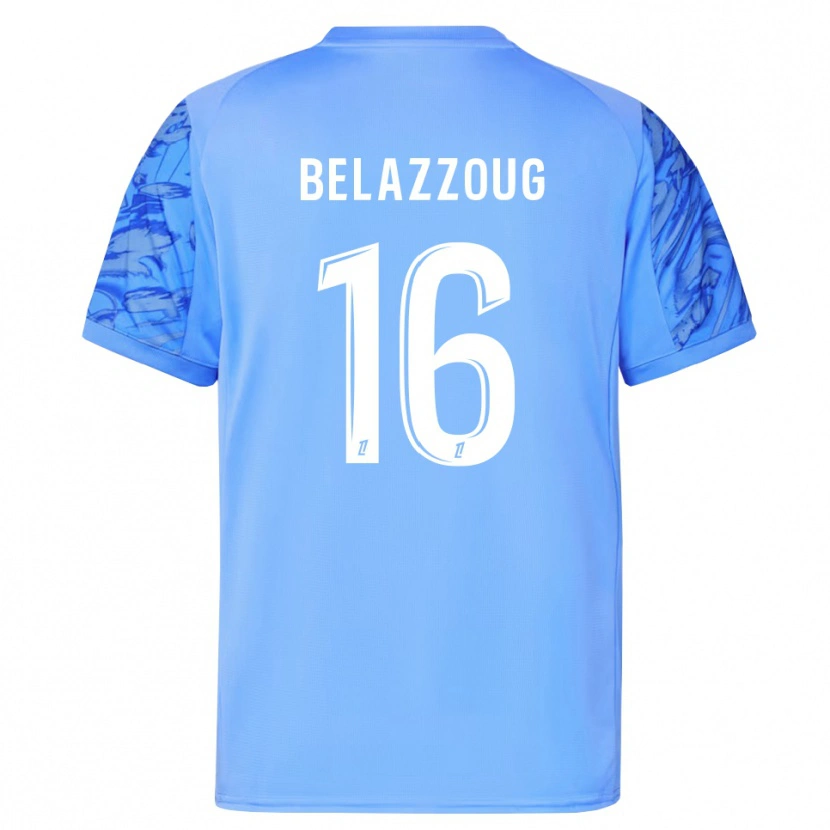 Danxen Homem Kilian Belazzoug #16 Azul Branco Camisola Guarda-Redes 2025/26 Camisa