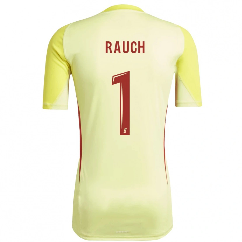 Danxen Homem Hugo Rauch #1 Amarelo Claro Vermelho Camisola Guarda-Redes 2025/26 Camisa