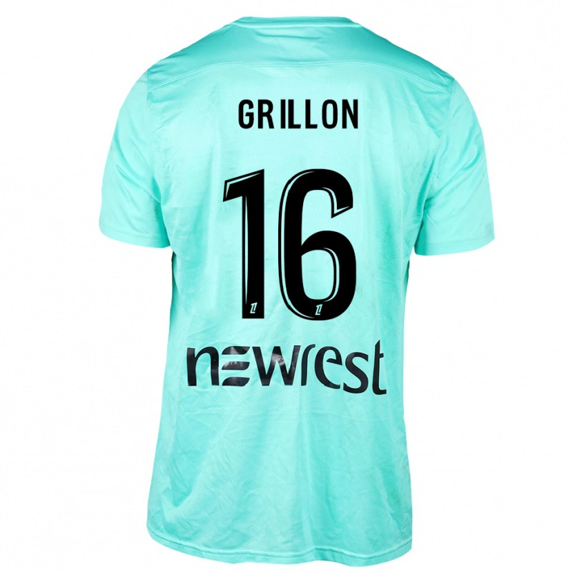 Danxen Homem Gaëlle Grillon #16 Ciano Preto Camisola Guarda-Redes 2025/26 Camisa