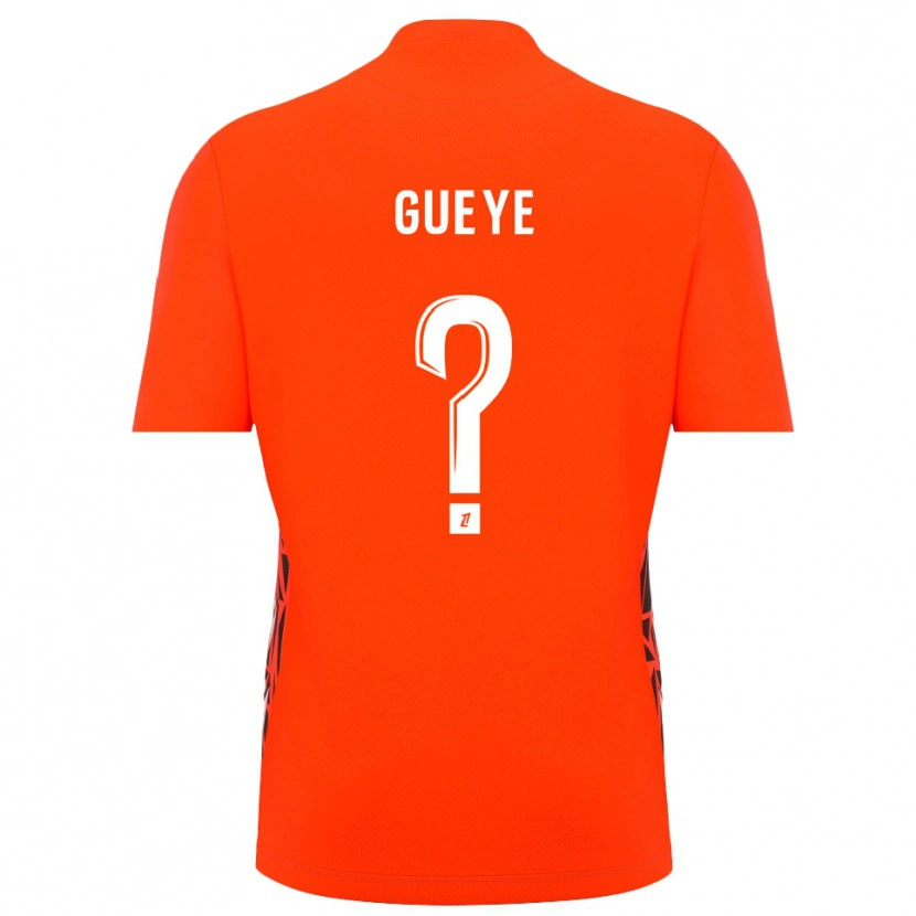 Danxen Homem Khady Gueye #0 Branco Laranja Camisola Guarda-Redes 2025/26 Camisa