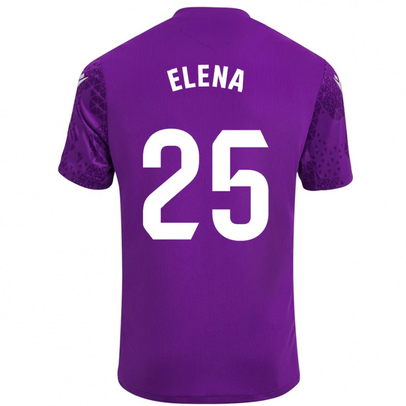 Danxen Homem Elena Gómez Labrador #25 Roxo Escuro Branco Camisola Guarda-Redes 2025/26 Camisa