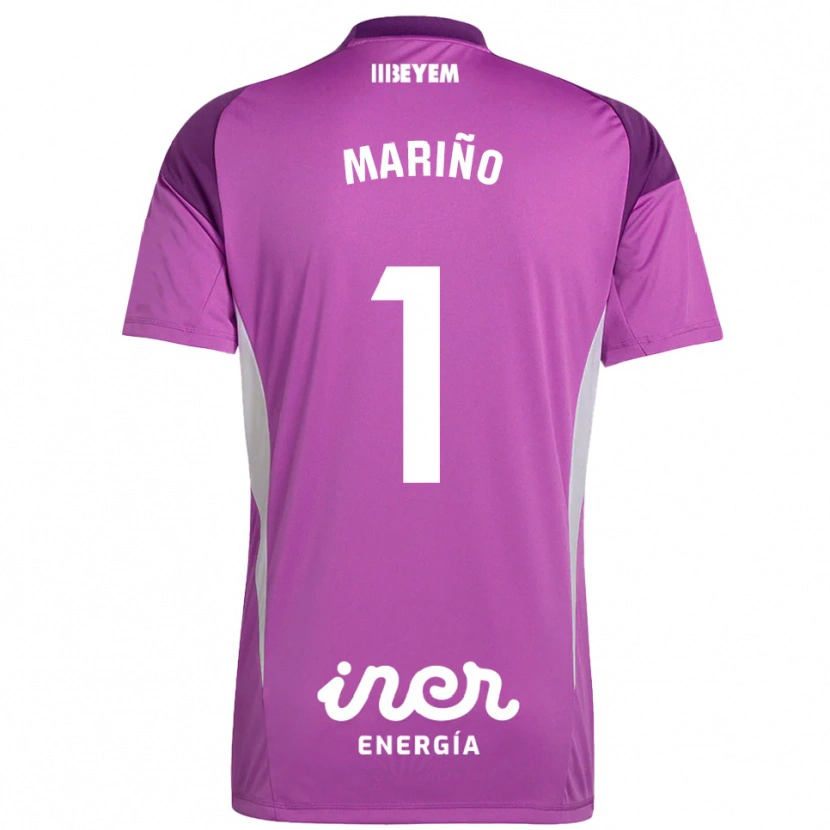 Danxen Homem Diego Mariño #1 Lilás Roxo Camisola Guarda-Redes 2025/26 Camisa