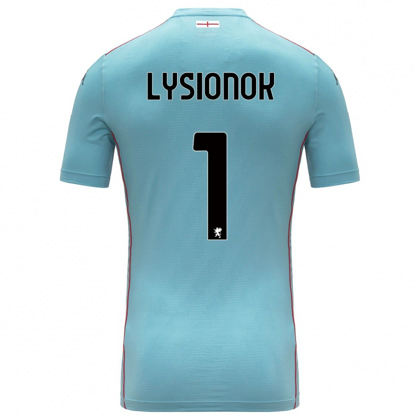 Danxen Homem Ernestas Lysionok #1 Azul Cinza Camisola Guarda-Redes 2025/26 Camisa