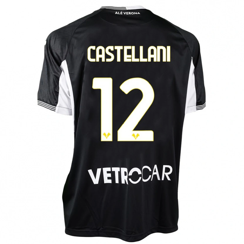 Danxen Homem Zeno Castellani #12 Preto Branco Camisola Guarda-Redes 2025/26 Camisa