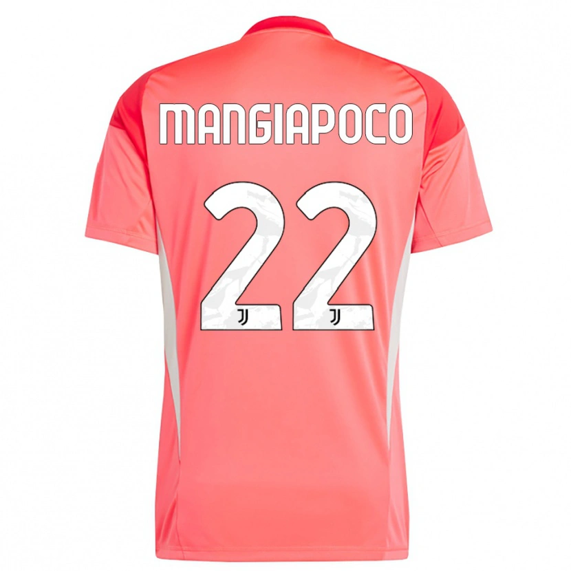 Danxen Homem Stefano Mangiapoco #22 Laranja Vermelho Camisola Guarda-Redes 2025/26 Camisa