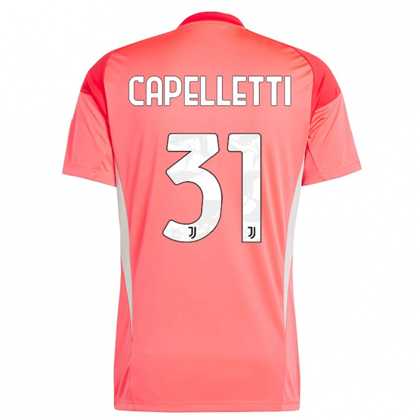 Danxen Homem Alessia Capelletti #31 Laranja Vermelho Camisola Guarda-Redes 2025/26 Camisa
