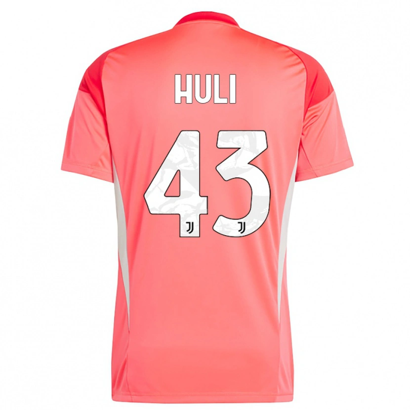 Danxen Homem Raffaele Huli #43 Laranja Vermelho Camisola Guarda-Redes 2025/26 Camisa
